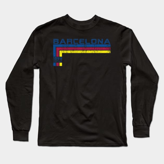Football Is Everything - FC Barcelona 80s Ultras Long Sleeve T-Shirt by FOOTBALL IS EVERYTHING